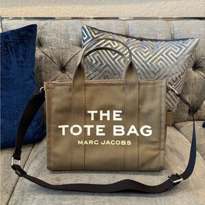 Marc Jacobs The Canvas Medium Tote Bag - Slate Green